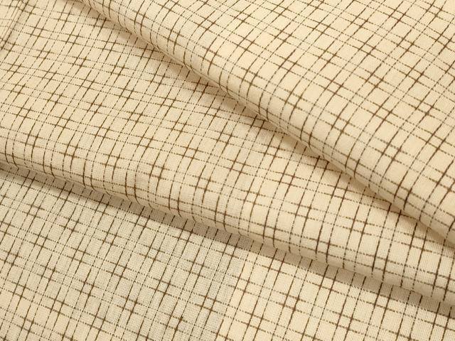平和屋着物∴夏物 男性 浴衣 手縫い 格子 キングサイズ 綿 逸品 DABI8562cd