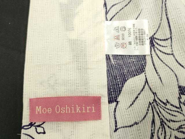 平和屋着物∴夏物 押切もえ MOE OSHIKIRI 浴衣 舞花文 綿 逸品 DABI8588cd