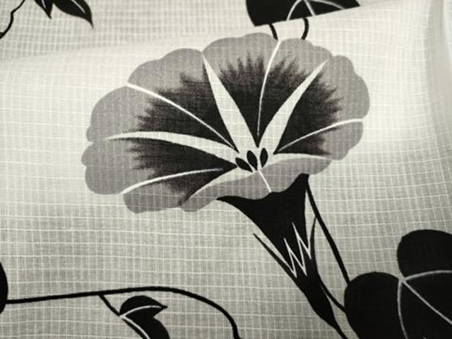 平和屋着物∴夏物 綿紅梅 浴衣 手縫い 朝顔 さが美扱い 綿 逸品 DABI8589cd
