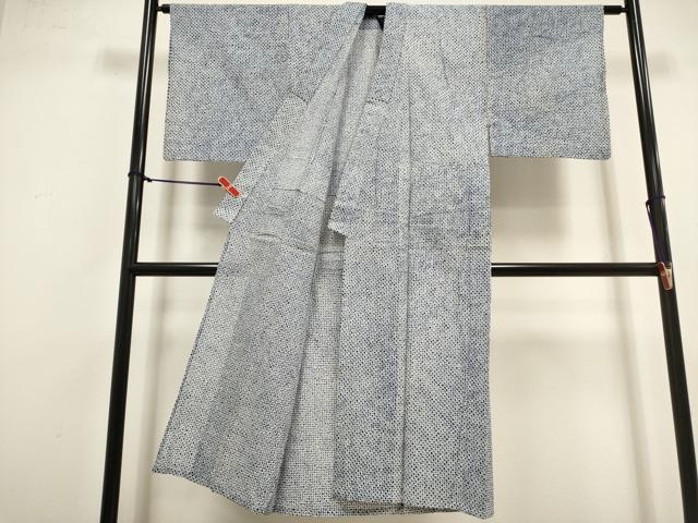 平和屋着物∴夏物 男性 浴衣 有松鳴海絞り 三浦絞り 綿 逸品 DABI8613cd