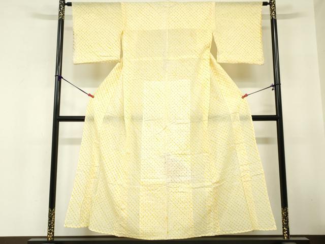 平和屋着物∴夏物 浴衣 有松鳴海絞り 蜘蛛絞り 綿麻 逸品 DABI8634cd