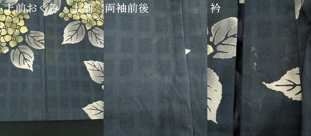 平和屋着物∴夏物 浴衣 注染 紫陽花 逸品 DABI8664cd
