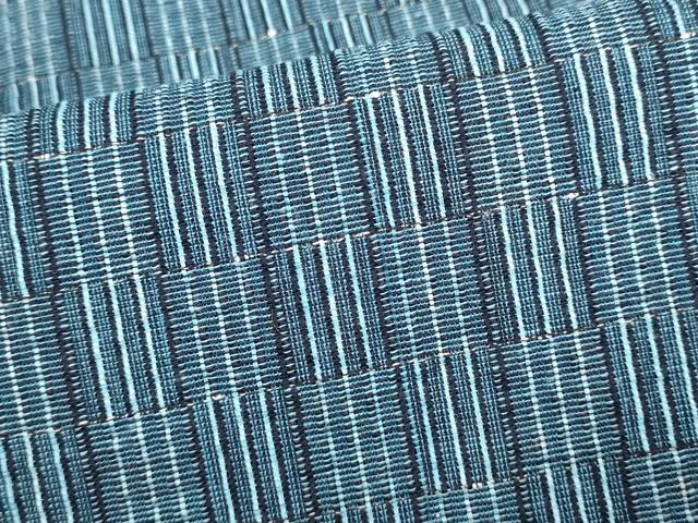 平和屋着物∴夏物 阿波しじら織 浴衣 変わり縞 綿 逸品 DABI8714cd