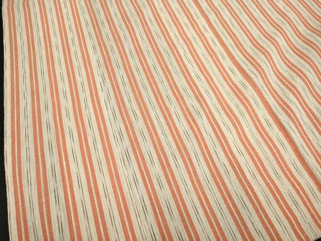 平和屋着物∴夏物 阿波しじら織 浴衣 間道 綿 逸品 DABI8723cd