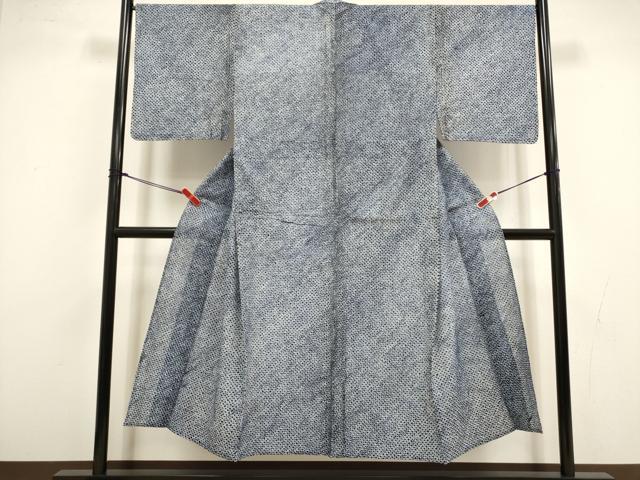 平和屋着物∴夏物 男性 浴衣 有松鳴海絞り 三浦絞り 綿 逸品 DABI8739cd