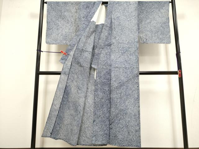 平和屋着物∴夏物 男性 浴衣 有松鳴海絞り 三浦絞り 綿 逸品 DABI8739cd