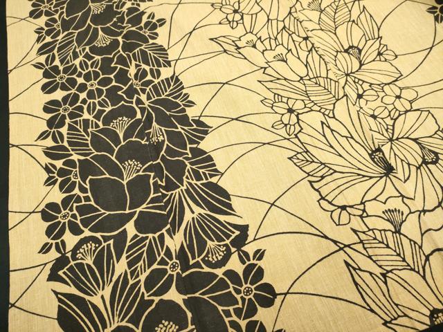 平和屋着物∴夏物 浴衣 手縫い 花間道 逸品 DABI8753cd