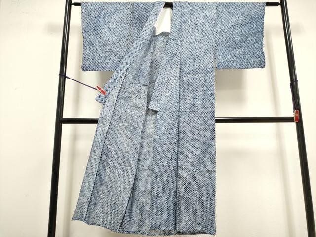 平和屋着物∴夏物 男性 浴衣 有松鳴海絞り 三浦絞り 綿 逸品 DABI8774cd