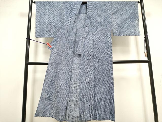 平和屋着物∴夏物 男性 浴衣 有松鳴海絞り 三浦絞り 綿 逸品 DABI8776cd
