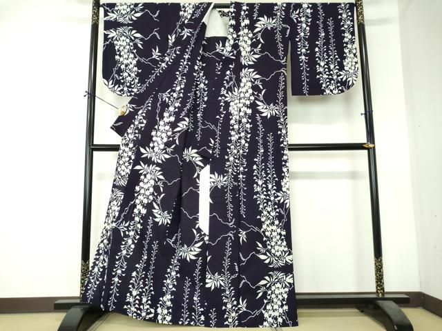 平和屋着物∴夏物 浴衣 注染 藤花房 逸品 DABI8824cd