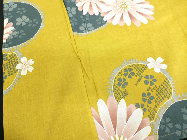平和屋着物∴夏物 浴衣 花丸文 綿 逸品 DABI8904cd
