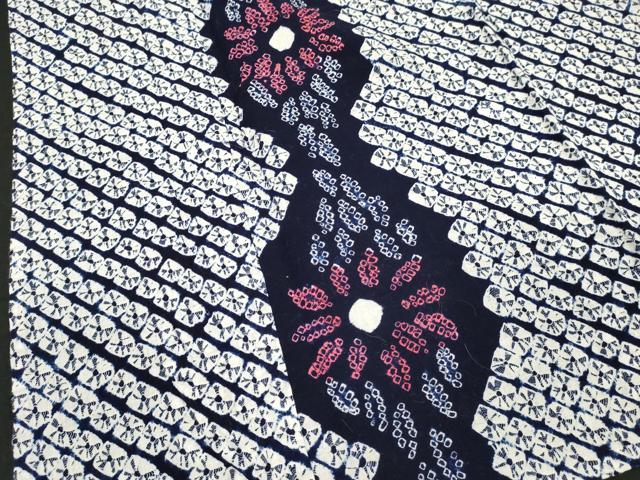 平和屋着物∴夏物 浴衣 有松鳴海絞り 花間道 綿 逸品 DABI8952cd