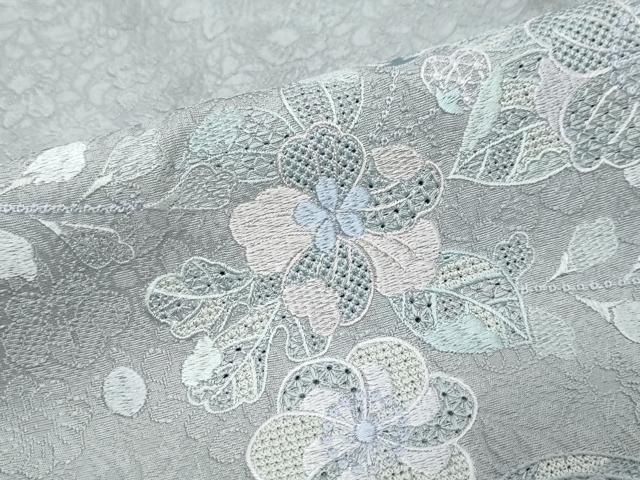 平和屋着物●中国三大刺繍 汕頭刺繍 スワトウ刺繍 総刺繍 訪問着 辻が花 正絹 逸品 未使用 DABI9064ud