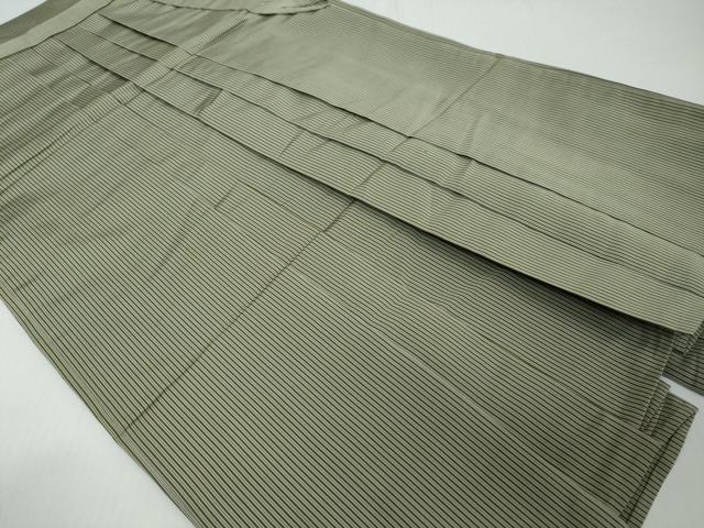 平和屋着物●男性 行灯袴 縞 正絹 逸品 DABI9074ud