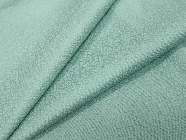 平和屋着物●上質な色無地 干割れ地紋 湊鼠色 正絹 逸品 DABI9086ud