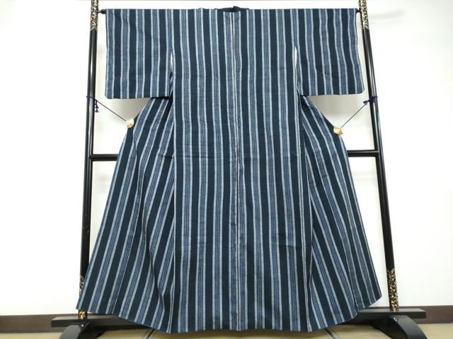 平和屋着物●上質な紬 間道 正絹 逸品 DABI9108ud