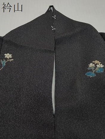 平和屋着物●上質な小紋 草花文 金彩 正絹 逸品 DABI9139ud