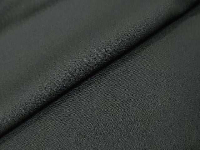 平和屋着物●男性 黒紋付 正絹 逸品 DABI9173ud