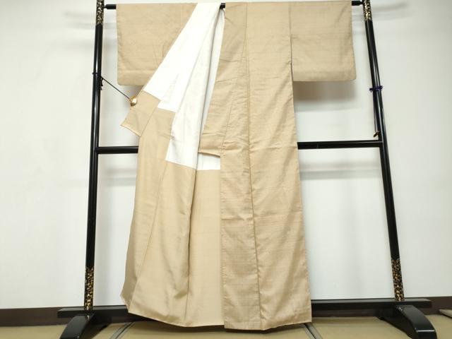 平和屋着物●上質な紬 霞文 正絹 逸品 DABI9181ud