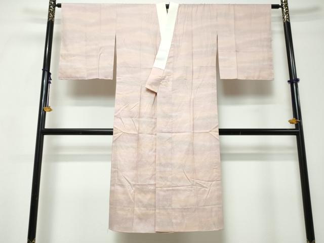平和屋着物●長襦袢 無双仕立て 霞文 やまと誂製 正絹 逸品 DABI9192ud