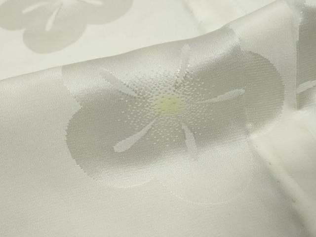 平和屋着物●長襦袢 無双仕立て 作家物 草木染 舞梅文 暈し染め 正絹 逸品 DABI9193ud