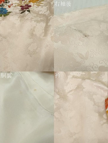 平和屋着物●豪華振袖 駒刺繍 鳳凰草花文 金彩 正絹 逸品 DABI9200ud