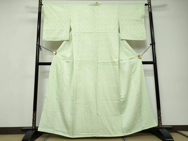平和屋着物●大変加工の良い総絞り小紋 正絹 逸品 DABI9202ud