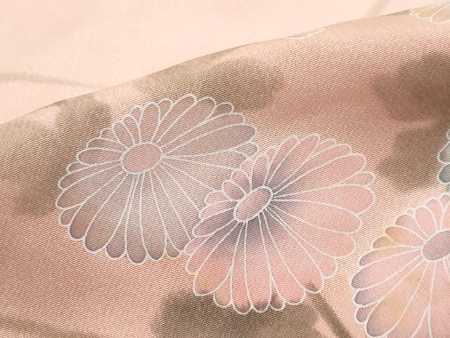 平和屋着物●訪問着 草花文 正絹 逸品 DABI9209ud