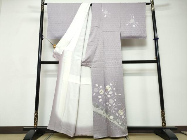 平和屋着物●訪問着 絞り 刺繍 辻が花 金糸 正絹 逸品 未使用 DABI9212ud