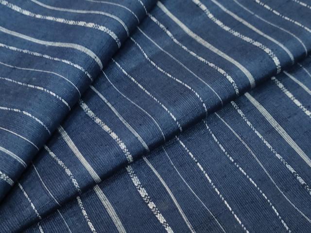 平和屋着物●上質な紬 変わり縞 正絹 逸品 DABI9218ud