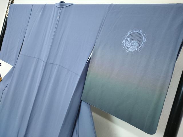 平和屋着物●中国三大刺繍 スワトウ刺繍 汕頭刺繍 総刺繍 訪問着 花絵皿文 暈し染め 正絹 逸品 DABI9226ud