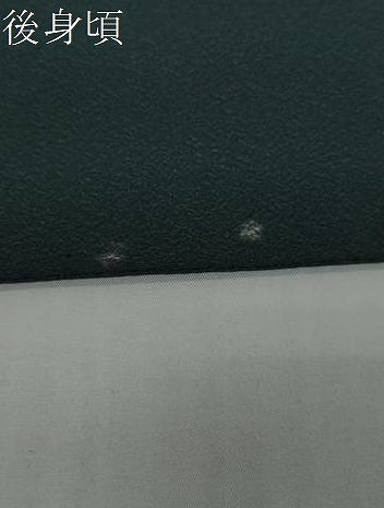 平和屋着物●上質な色無地 鉄色 正絹 逸品 DABI9250ud