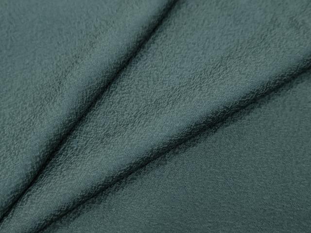 平和屋着物●上質な色無地 鉄色 正絹 逸品 DABI9250ud