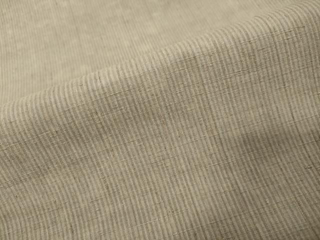 平和屋着物●結城紬 想川桜染 縞 証紙付き 正絹 逸品 DABI9263ud