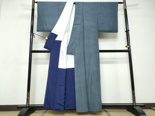 平和屋着物●江戸小紋 寄せ小紋柄 正絹 逸品 DABI9269ud