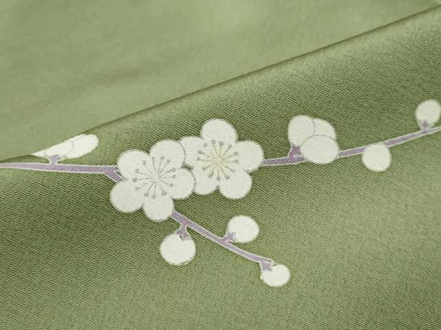 平和屋着物●訪問着 友禅 作家物 枝花文 正絹 逸品 DABI9300ud