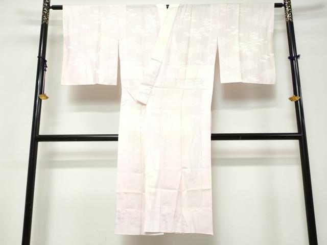 平和屋着物●長襦袢 無双仕立て 笹竹文 暈し染め 正絹 逸品 DABI9329ud