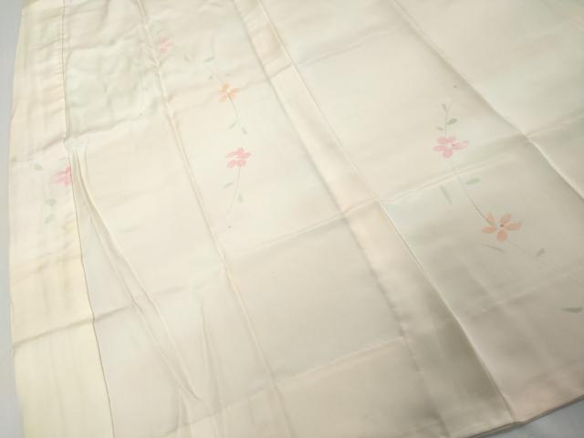 平和屋着物●長襦袢 無双仕立て 草花文 暈し染め 正絹 逸品 DABI9331ud