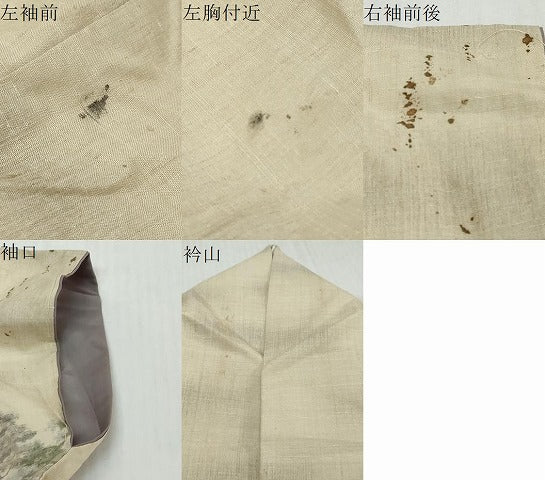 平和屋着物●訪問着 小千谷紬 100亀甲 樹林風景文 やまと誂製 正絹 逸品 DABI9347ud