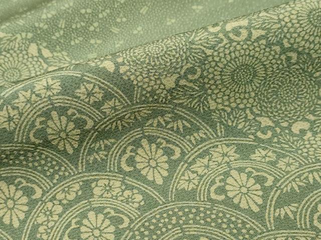 平和屋着物●訪問着 草花文 正絹 逸品 DABI9349ud