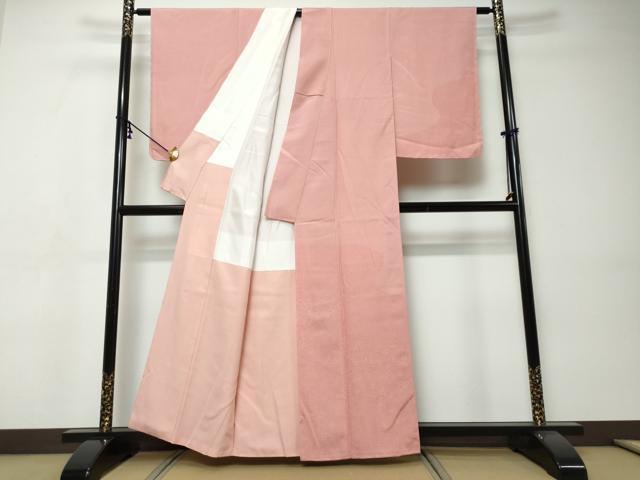 平和屋着物●小紋師 石塚幸生 江戸小紋 訪問着 道長草花文 正絹 逸品 未使用 DABI9377ud