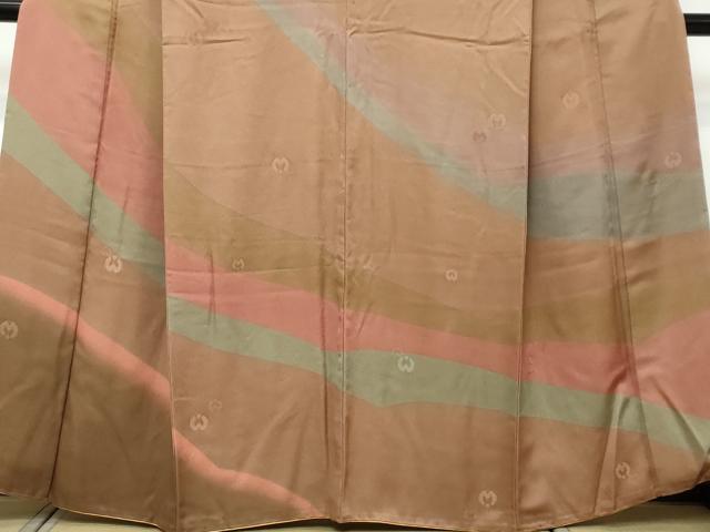 平和屋着物●訪問着 抽象文様 正絹 逸品 DABI9414ud