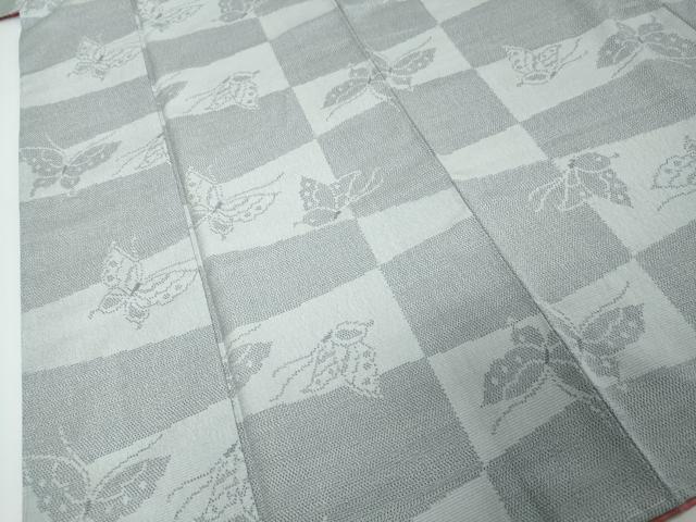 平和屋着物●本塩沢 舞蝶文 やまと誂製 正絹 逸品 未使用 DABI9436ud