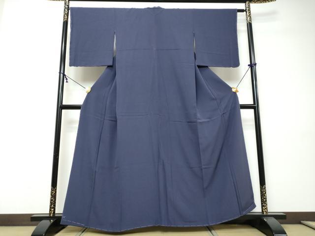 平和屋着物●上質な色無地 濃鼠色 やまと誂製 正絹 逸品 未使用 DABI9451ud