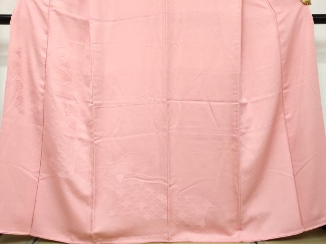 平和屋着物●豪華色留袖 青海波地紋 正絹 逸品 DABI9489ud