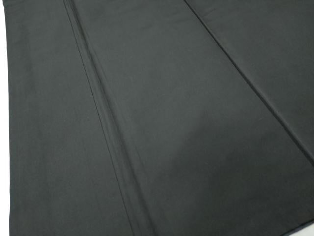 平和屋着物●男性 黒紋付 正絹 逸品 DABI9518ud