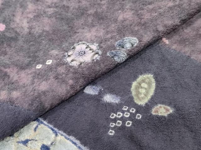 平和屋着物●染織工芸むつろ 辻が花 手描き 絞り 訪問着 辻が花 正絹 逸品 DABI9525ud