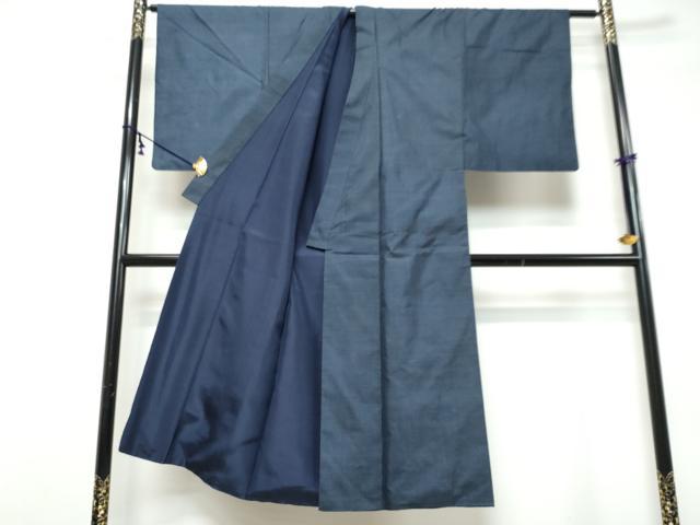 平和屋着物●男性 本場大島紬 アンサンブル 長羽織 100亀甲 総詰め 正絹 逸品 DABI9527ud