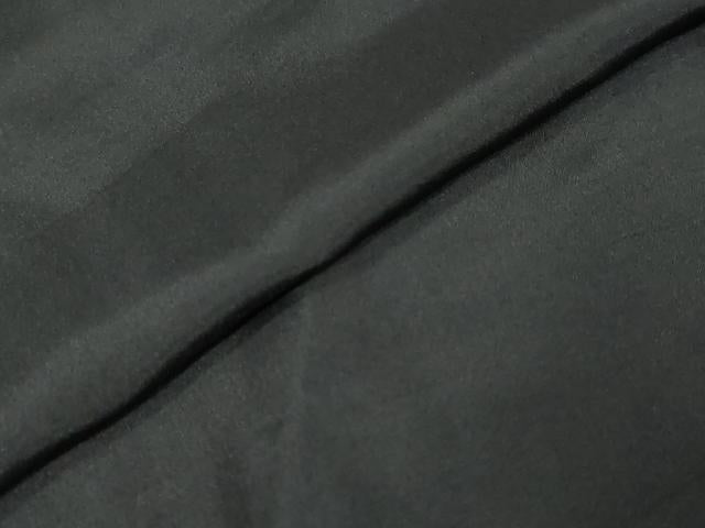 平和屋着物●男性 黒紋付 長羽織セット 正絹 逸品 DABI9528ud