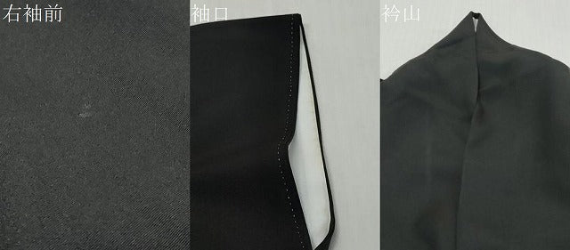 平和屋着物●豪華黒留袖 友禅 作家物 花鳥文 金彩 正絹 逸品 DABI9531ud